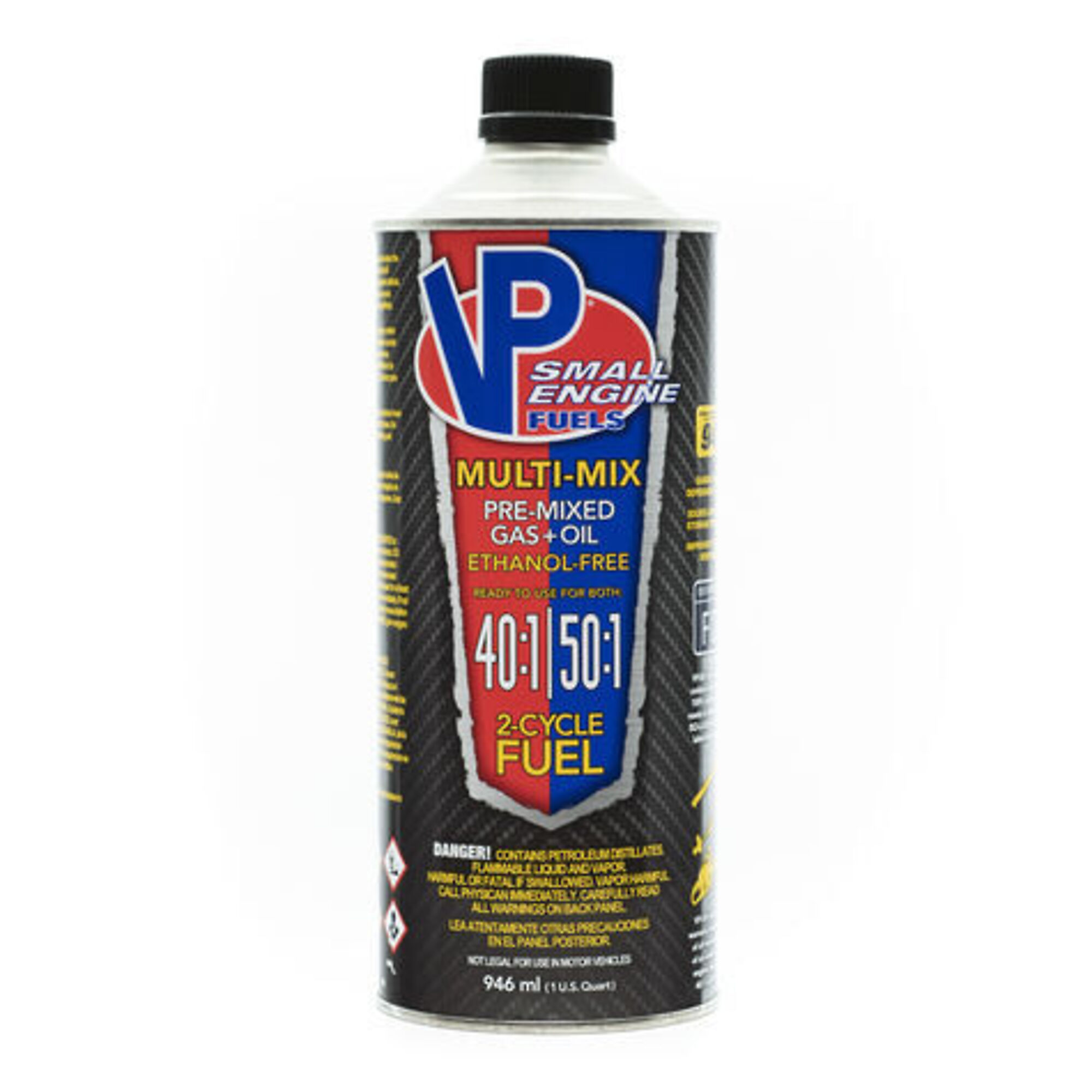 VP Racing 32-Oz. Multi-Mix 40:1/50:1 Premixed Fuel for 2-Cycle Engines, Model# 6815